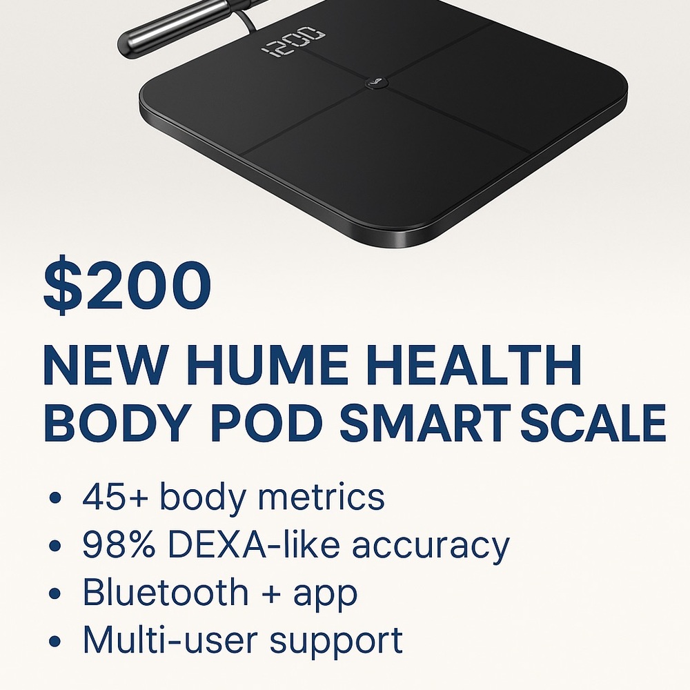Body Pod Smart Scale - Black